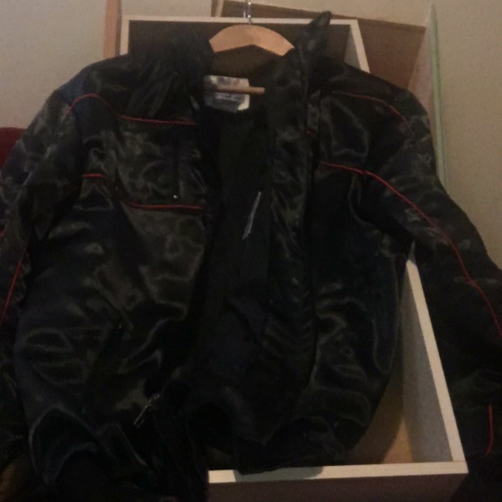 A leather jacket